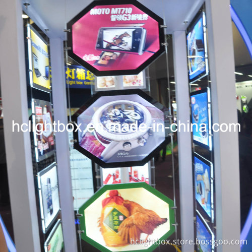 Acrylic Crystal Hanging Double Side Light Box